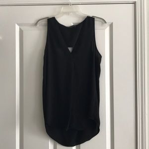 Banana Republic V-neck Tank with Cutout Back